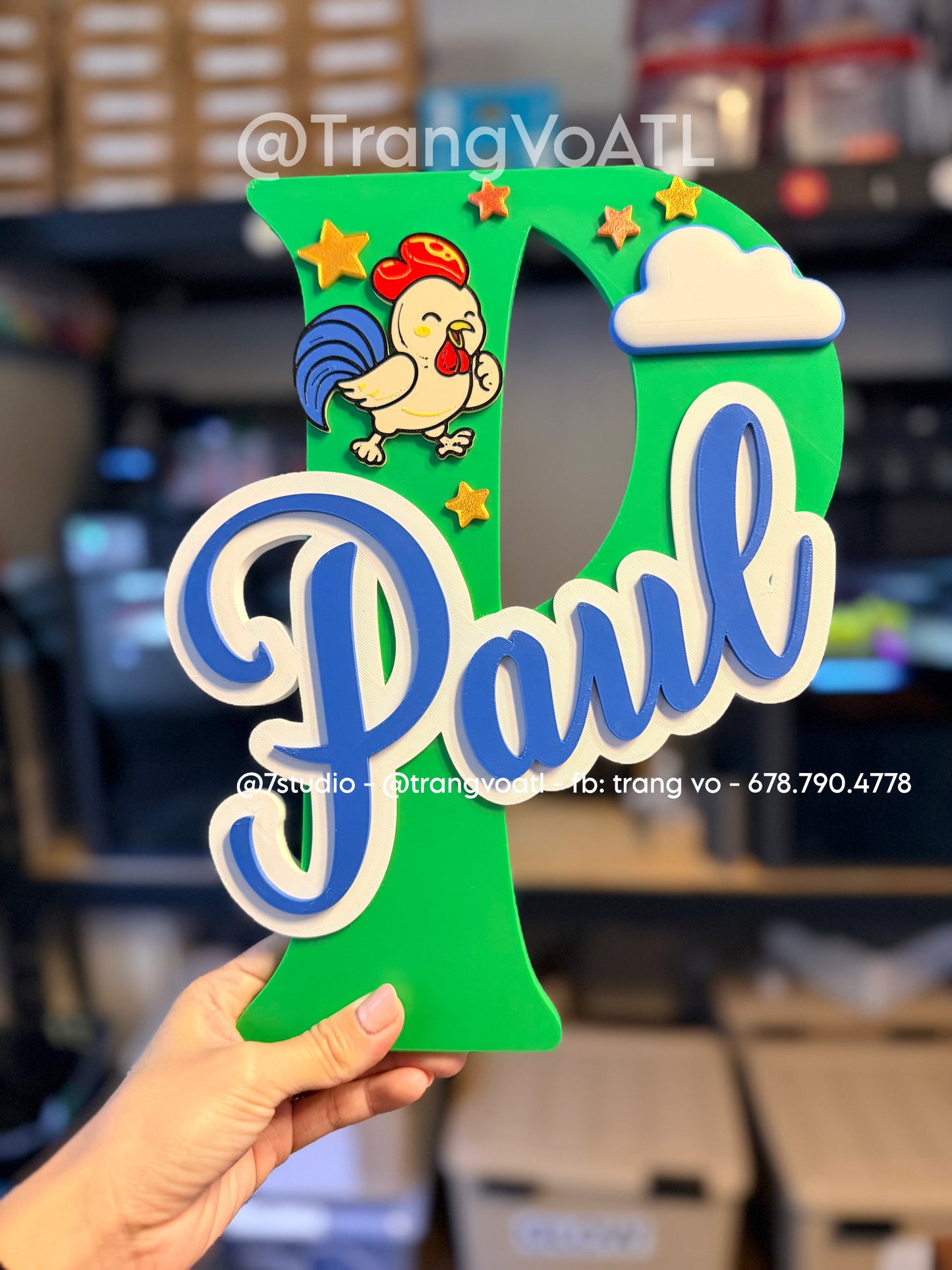 Name with Chicken Zodiac theme