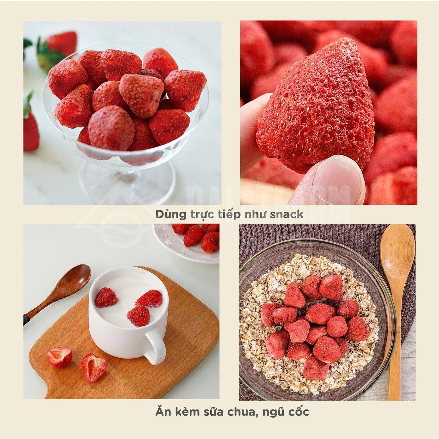 Dâu Tây Sấy Giòn 150g