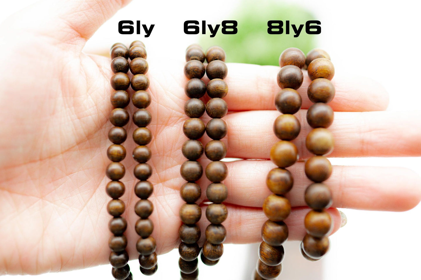 Vòng Trầm Hương Indonesia 108 Hạt Charm Công Giáo