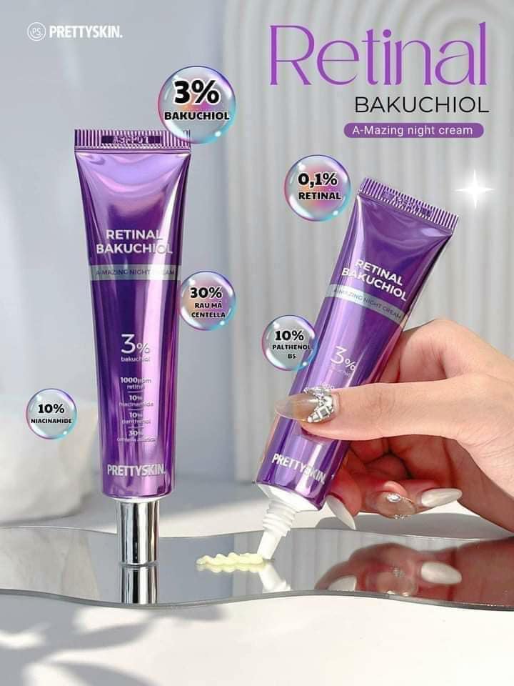 PRETTYSKIN RETINAL Bakuchiol A-Mazing Night Cream