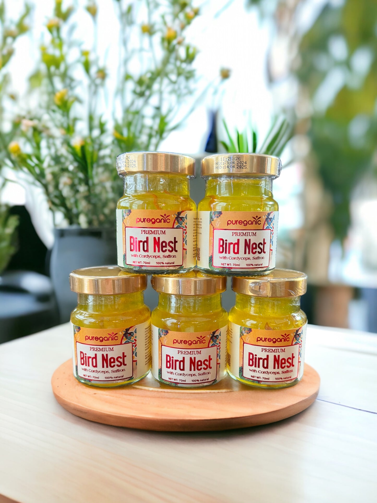 Yến Chưng Sẵn Đông Trùng Saffron