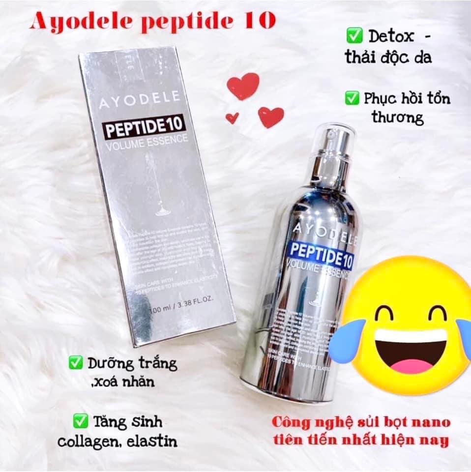 AYODELE PEPTIDE 10 VOLUME ESSENCE - Tinh Chất Botox Thải Độc