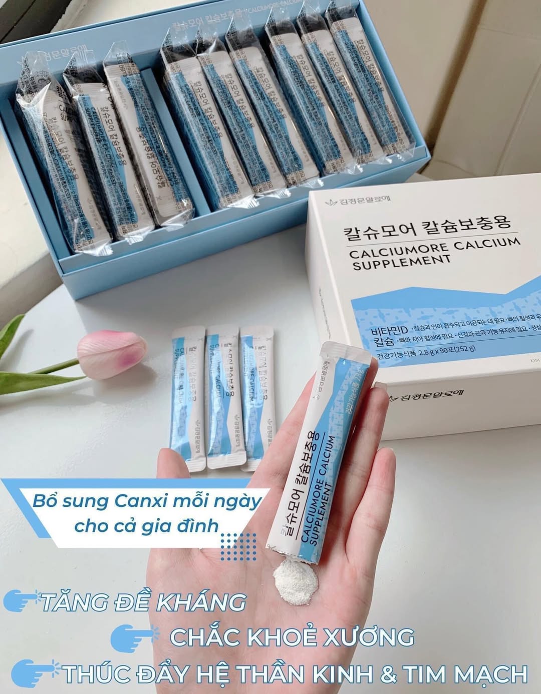 Calciumore Cacium Supplement Canxi Váng Sữa Hữu Cơ