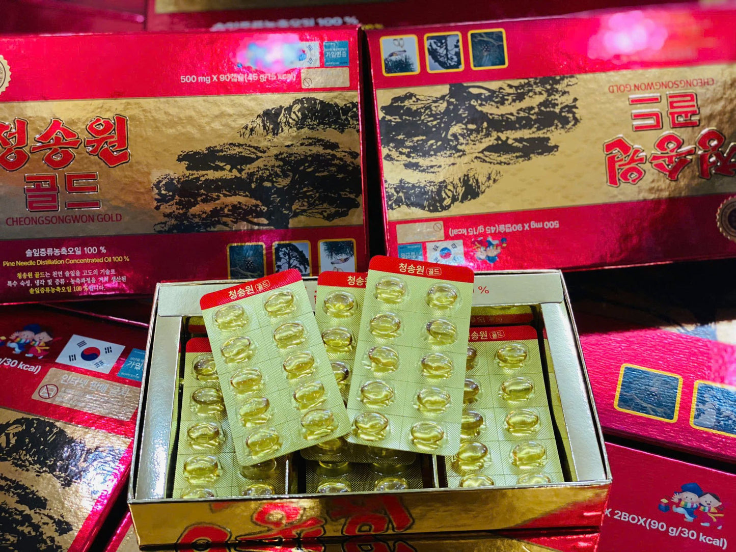 Tinh Dầu Thông Đỏ Chính Phủ Cheong Song Won Gold Bio Pharm