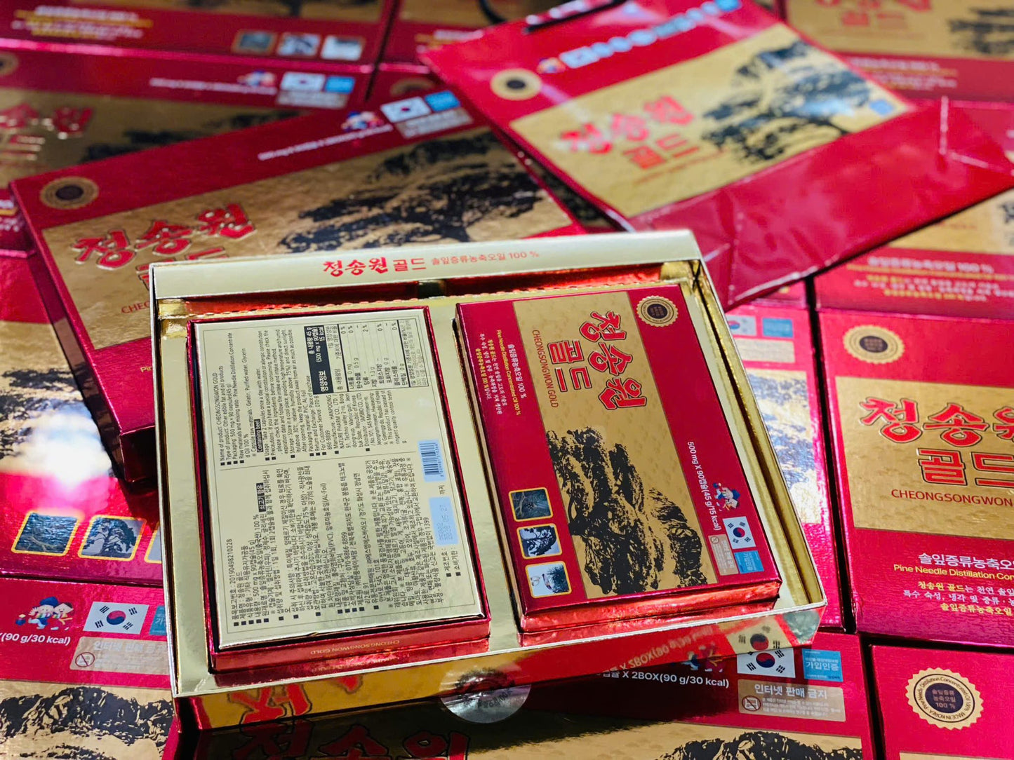 Tinh Dầu Thông Đỏ Chính Phủ Cheong Song Won Gold Bio Pharm