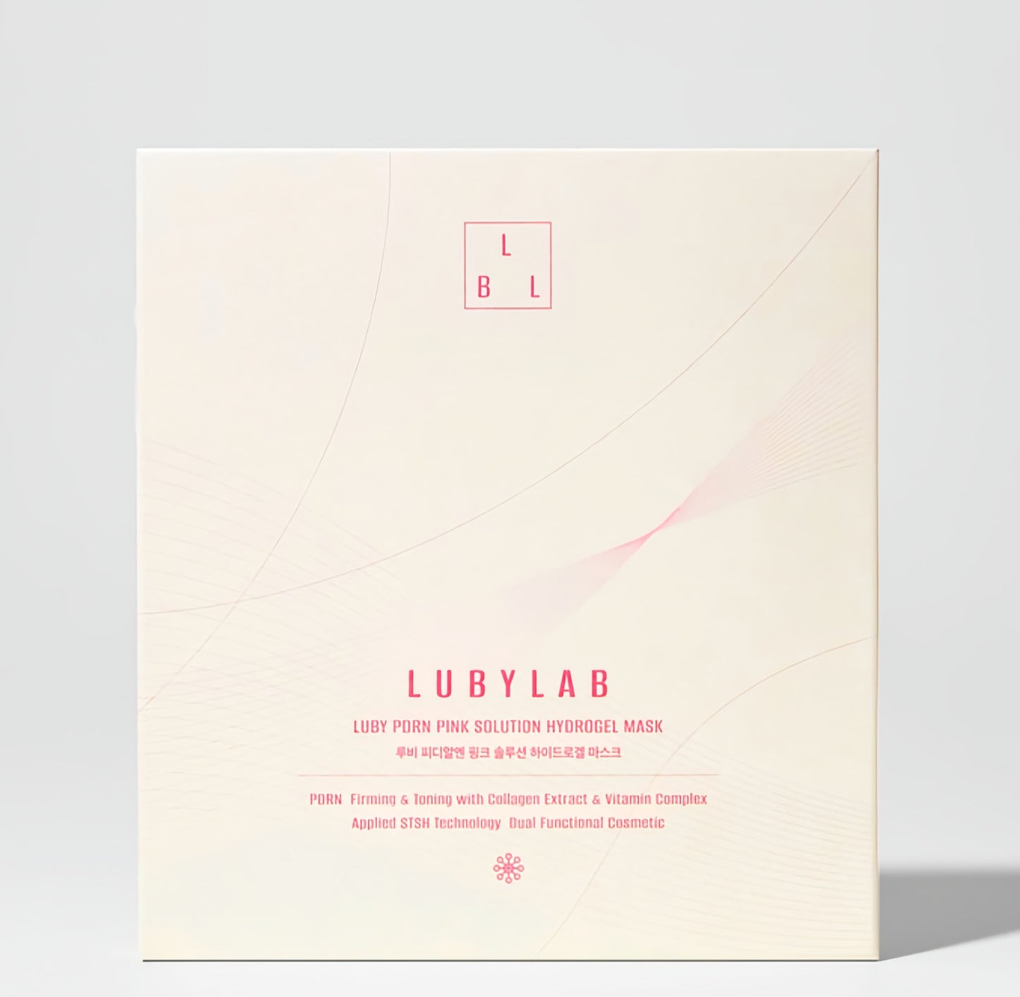 LUBYLAB PDRN Pink Solution Hydrogel Mask 4pcs