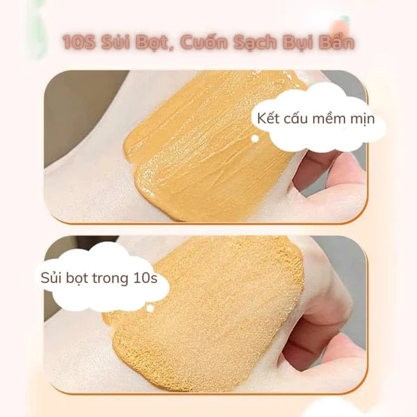 CARRABIOMEX Sunduk Jeju Fresh Bubble Pack - Mặt nạ sủi cà rốt