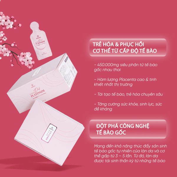HEBORA Placenta - Nước uống tế bào gốc nhau thai