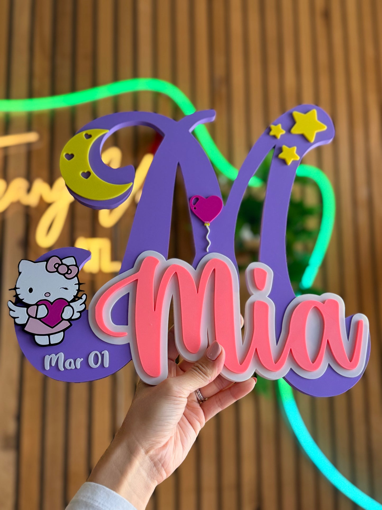 Name with Hello Kitty theme