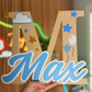 Name with Bear Stars theme