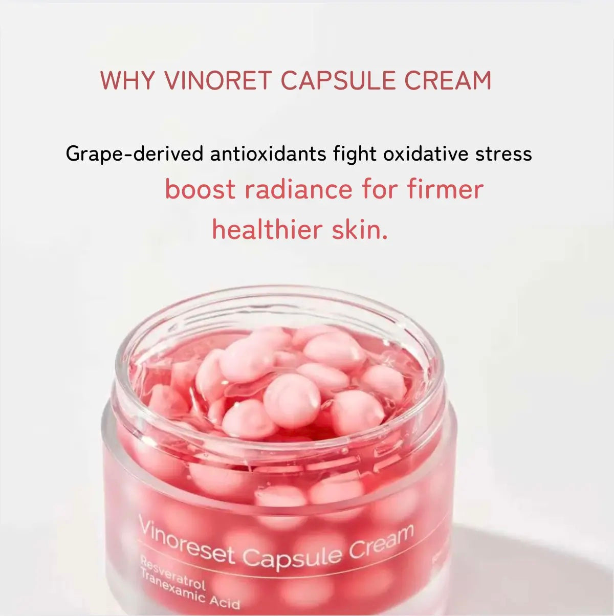 Ki Vinoreset Capsule Cream - Kem dưỡng trắng chống lão hoá