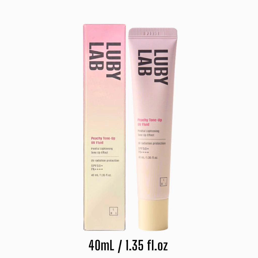 LUBYLAB Peachy Toneup UV Fluid - Chống nắng nâng tone