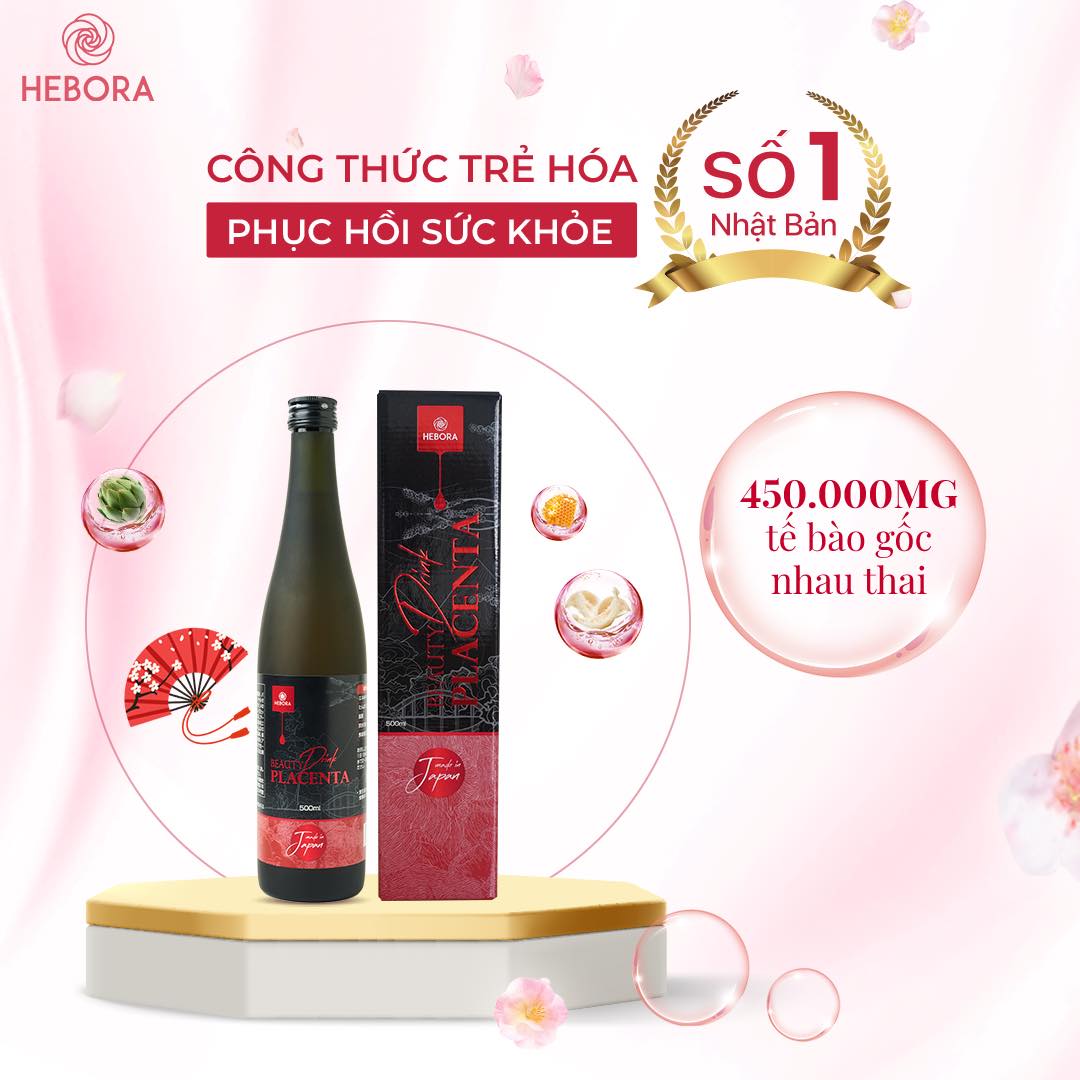 HEBORA Placenta - Nước uống tế bào gốc nhau thai
