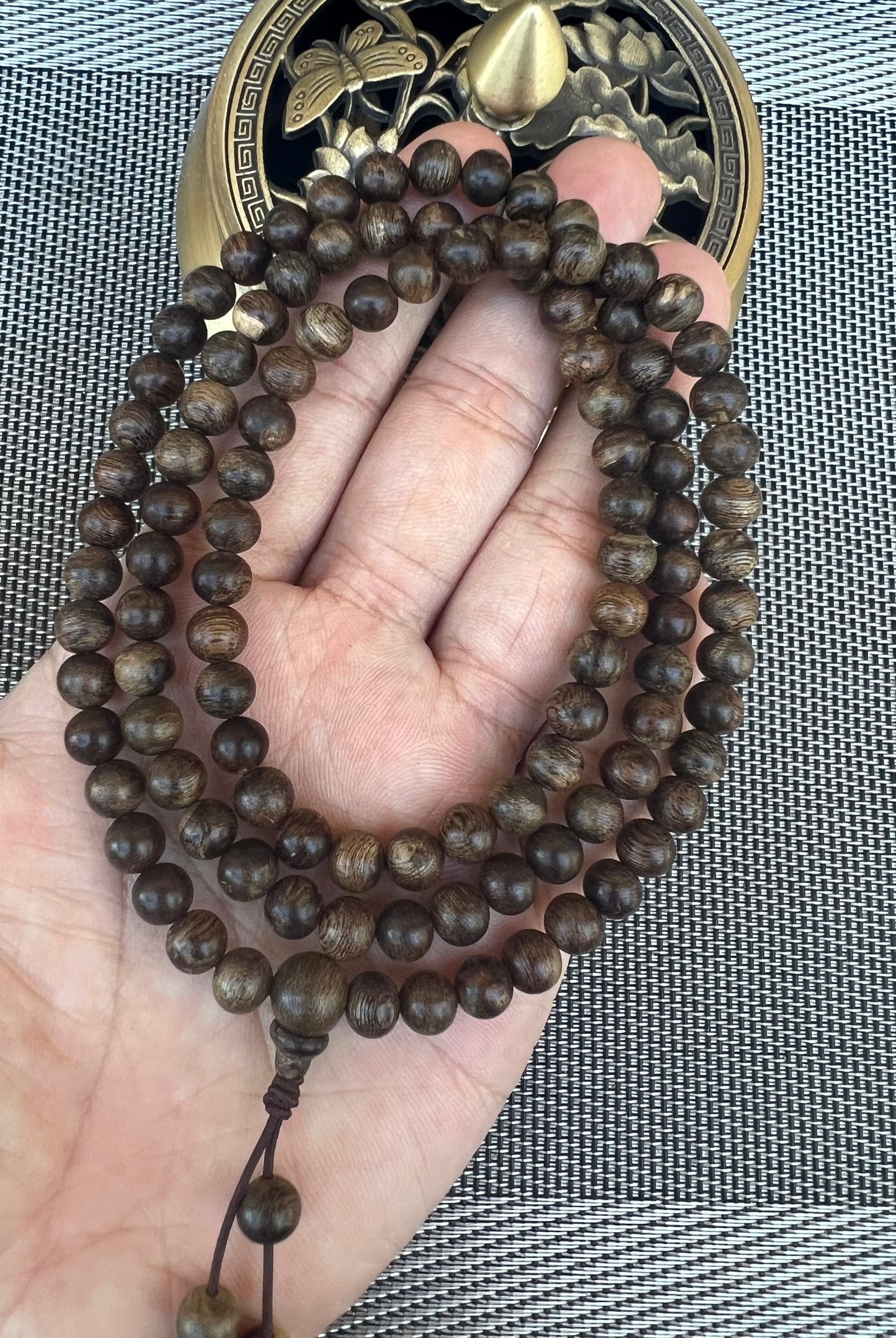 Vòng Trầm Hương Philippines 108 Hạt 6ly