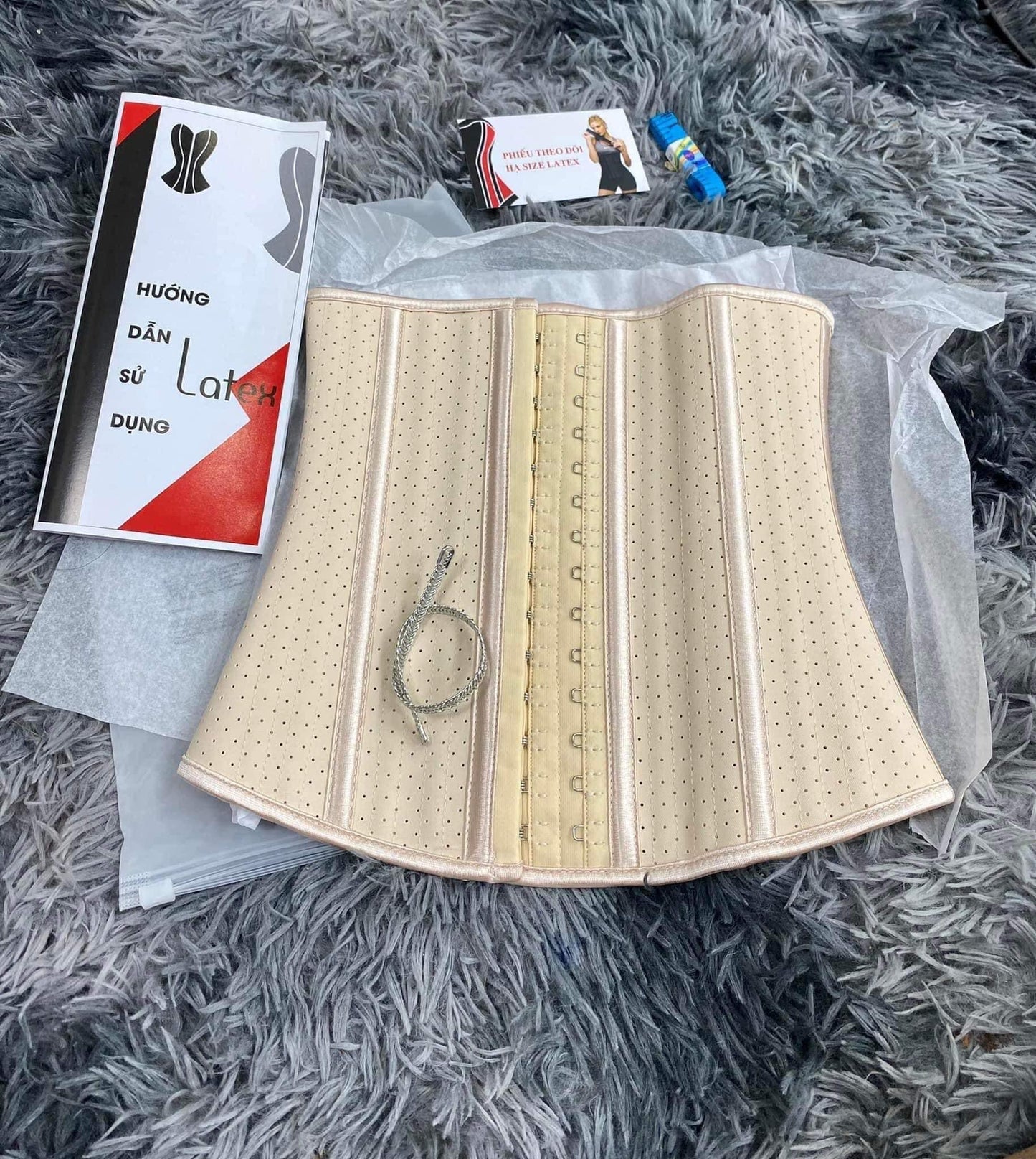 Đai nịt bụng Latex corset chuẩn