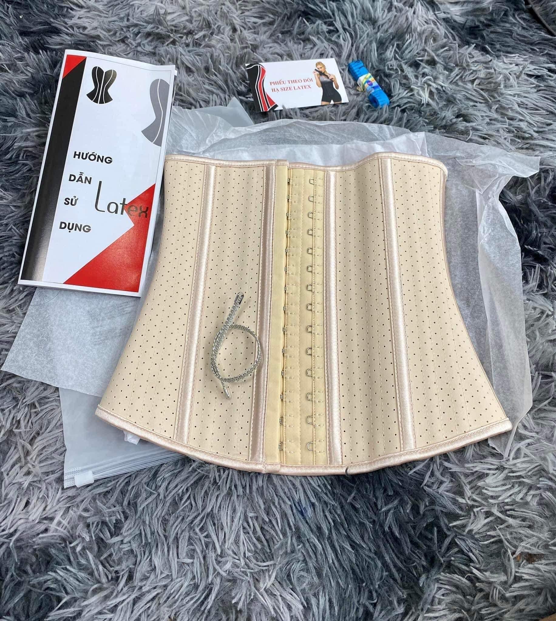 Đai nịt bụng Latex corset chuẩn